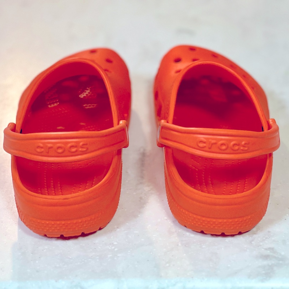 EUC Crocs Unisex Adult Classic Clog Neon Watermelon Size 11 W, 9M - Picture 7 of 8